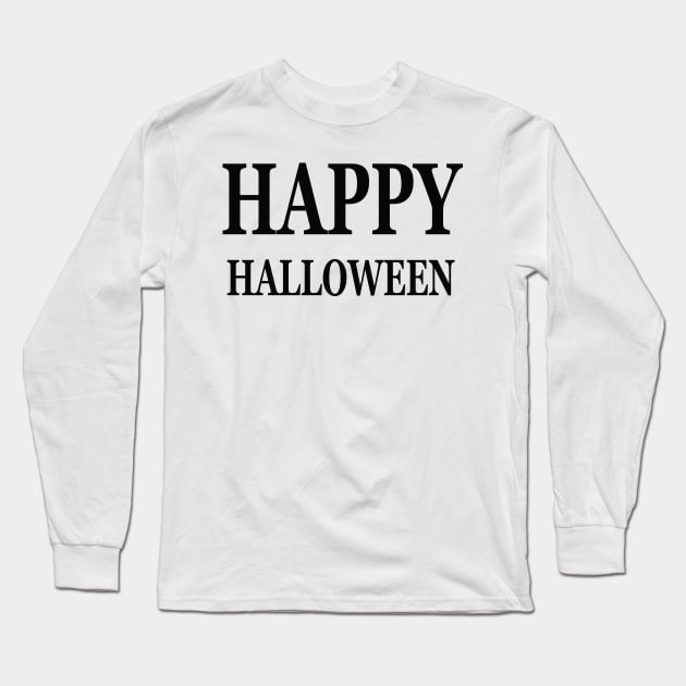 Happy Halloween Long Sleeve T-Shirt by lmohib